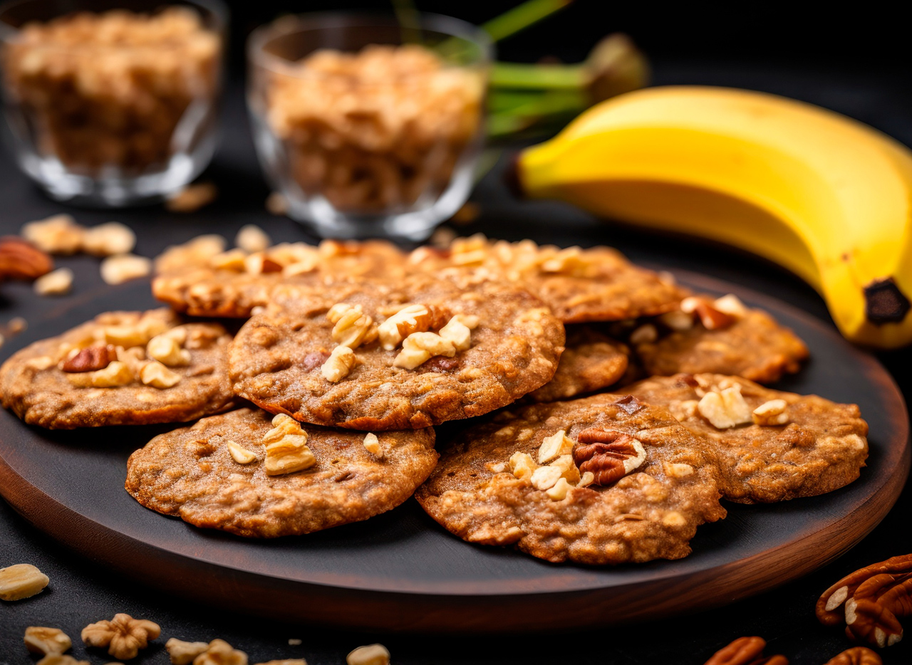 Banana Oat Cookies (Sugar free)