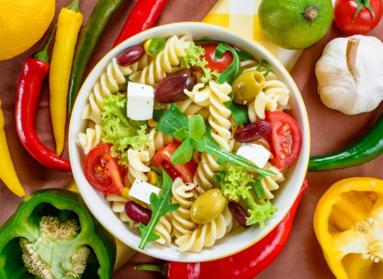 Avocado Tomato Pasta Salad